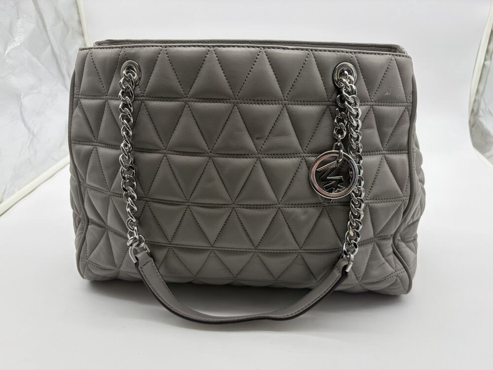 Michael Kors Large Tote Vivianne Gray Leather